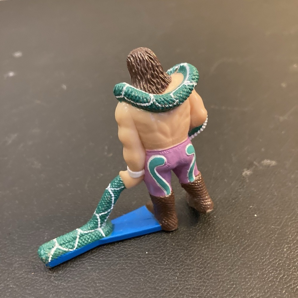 Jake‎ The Snake Roberts Vintage WWF Superstars Hockey Figure 1991 Remco 90s - Picture 3 of 5
